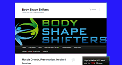 Desktop Screenshot of bodyshapeshiftersonline.com